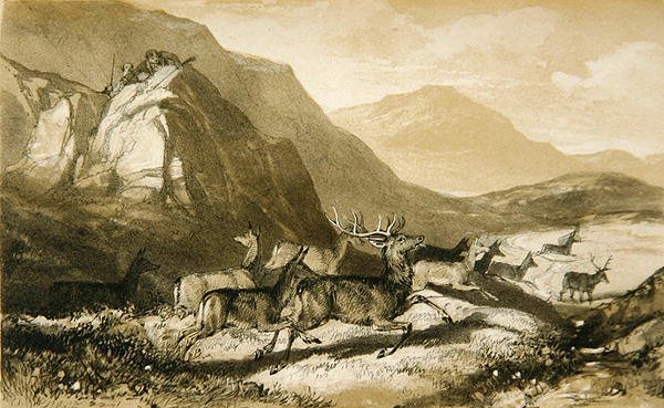 Felvételek Cairn Cherie-ből, The Art of Deer Stalking: Illustrated by a Narrative..., 1839 alkotó: William Scrope