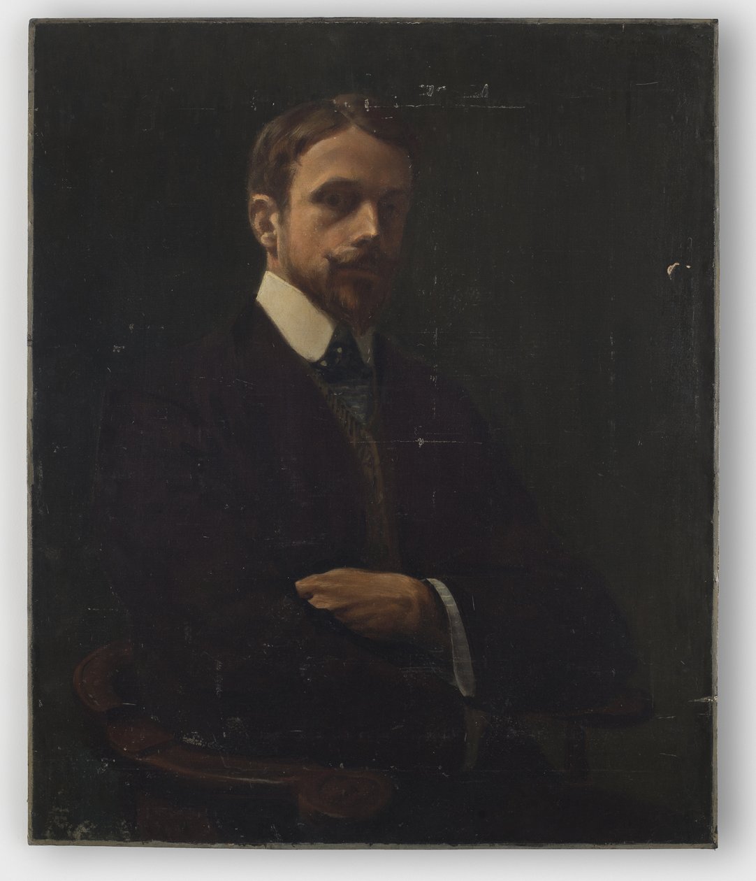 Önarckép, 1902 előtt (olaj, vászon, panelre szerelve) alkotó: William Sergeant Kendall