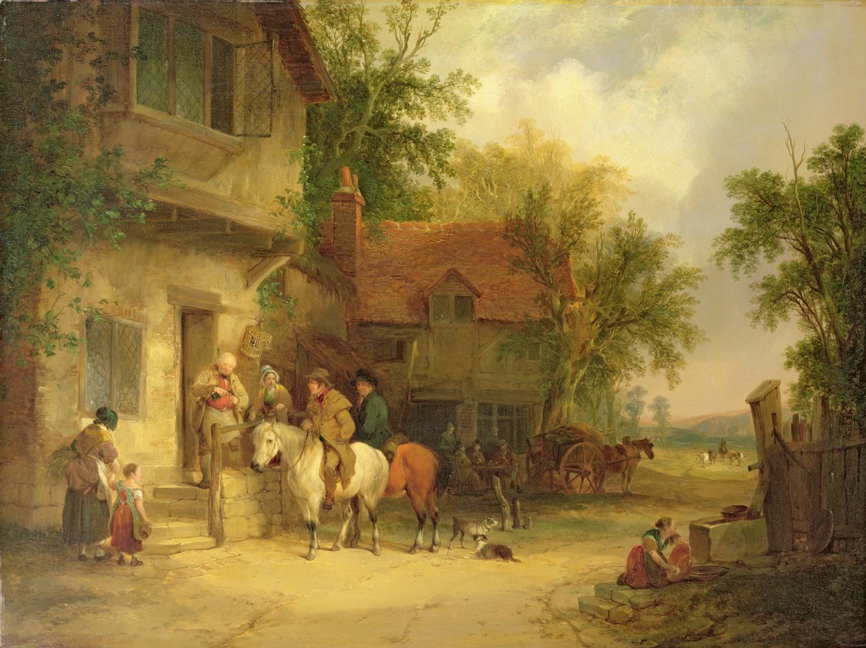 A Woodside Inn, 1841 alkotó: William Snr. Shayer