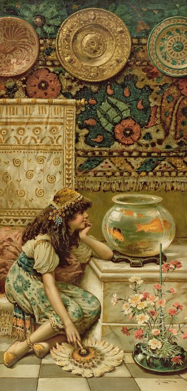 Aranyhal, a körtéből, 1893 karácsonya alkotó: William Stephen Coleman