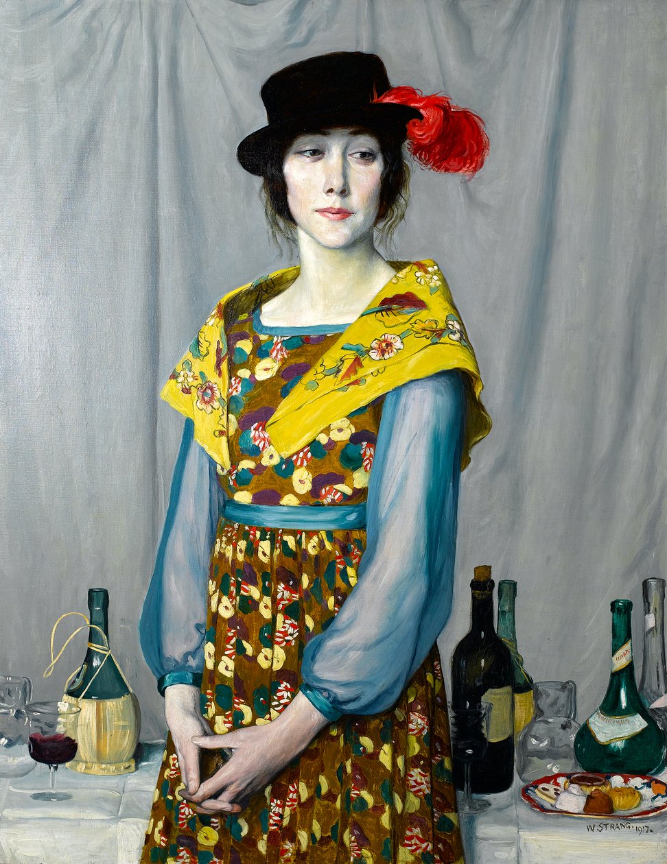 A büfé, 1917 alkotó: William Strang