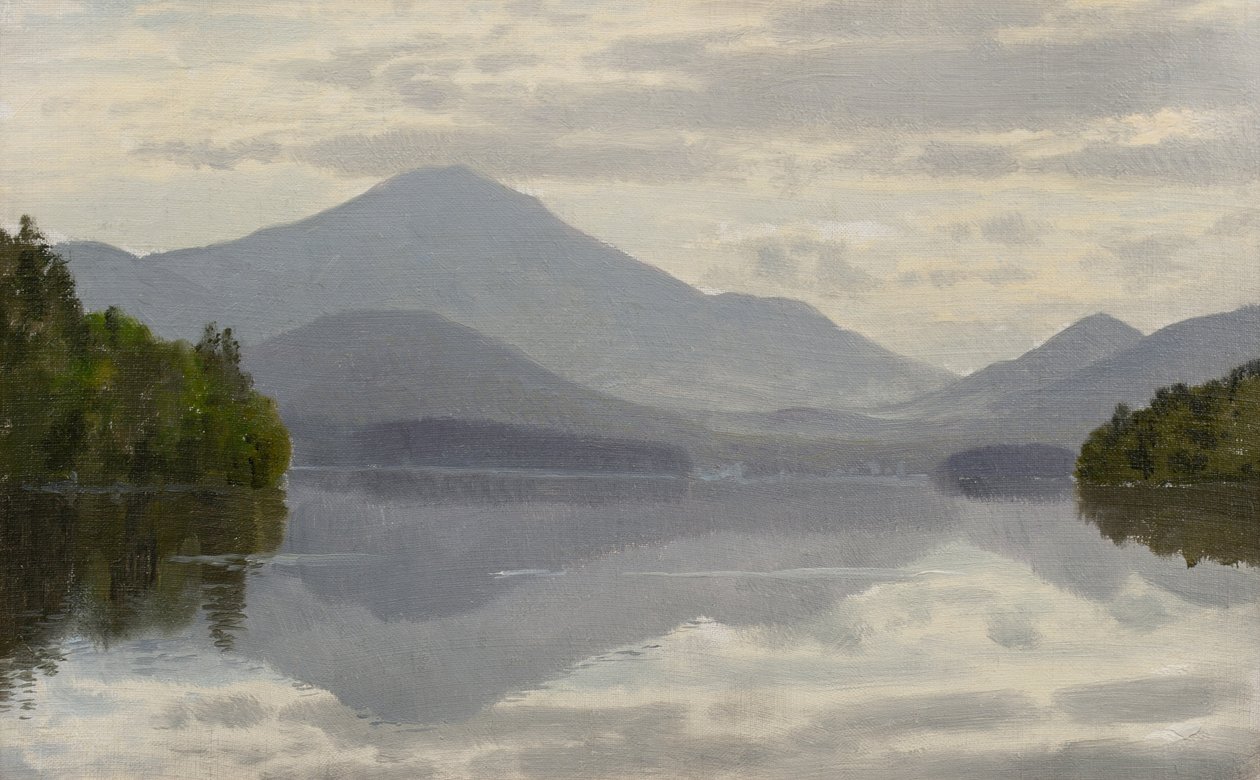 Whiteface Mountain, Lake Placid, 1877 körül alkotó: William Trost Richards