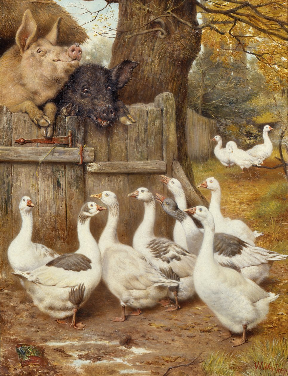 Farmyard Barátok alkotó: William Weekes