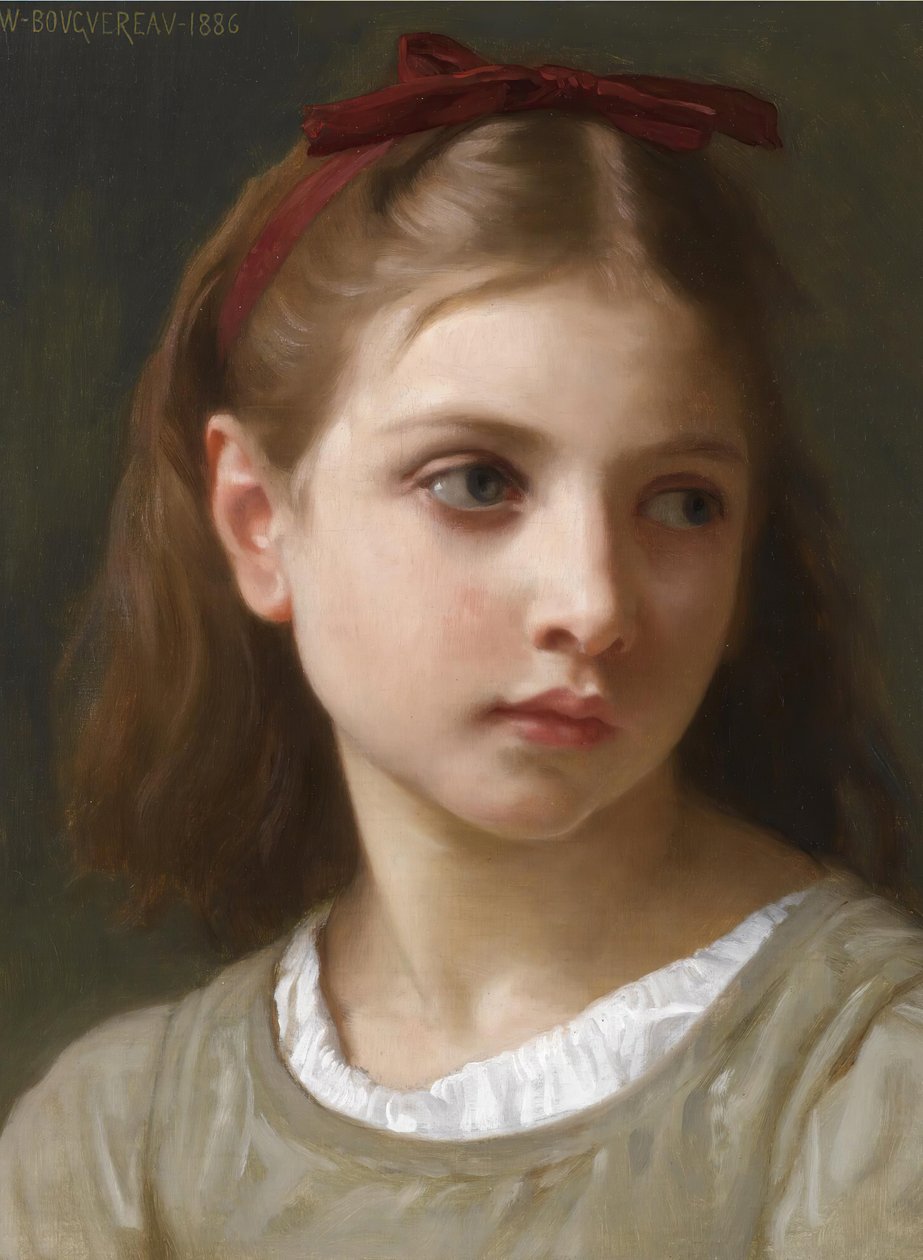 Egy kislány portréja alkotó: William Adolphe Bouguereau