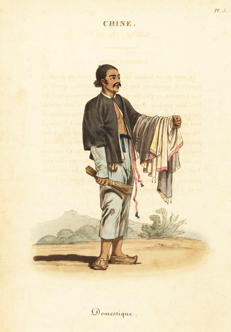 Kínai háztartási alkalmazott alkotó: William (after) Alexander