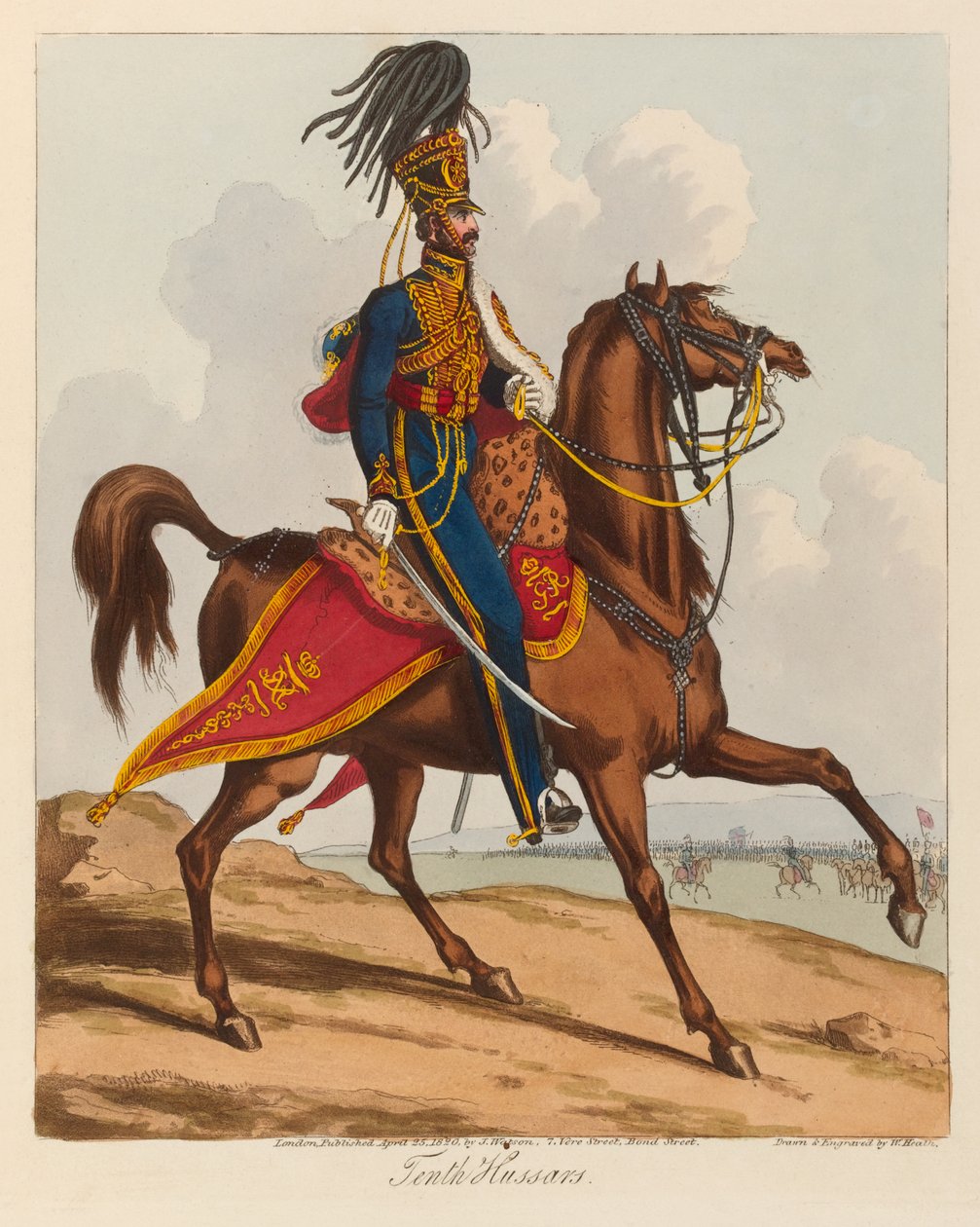 Tizedik huszárok alkotó: William (after) Heath