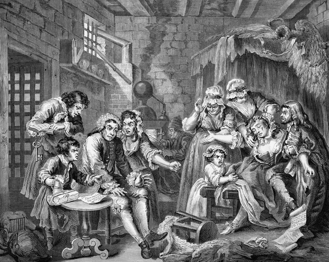 A gereblye fejlődése alkotó: William (after) Hogarth