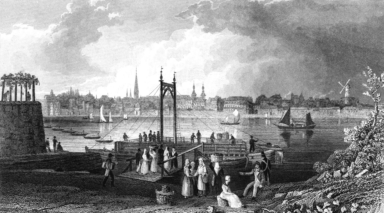 BONN, Németország alkotó: William (after) Tombleson