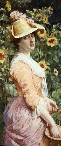 A kertész lánya alkotó: William A. Breakspeare