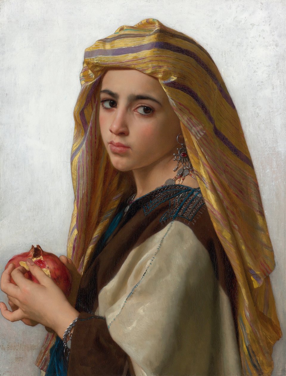 Lány gránátalmával alkotó: William Adolphe Bouguereau