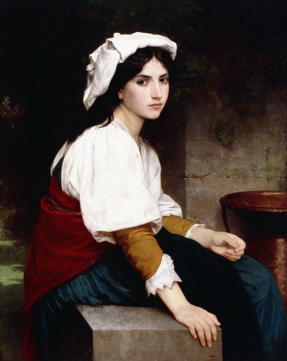 Olasz lány a szökőkútnál, 1870 alkotó: William Adolphe Bouguereau