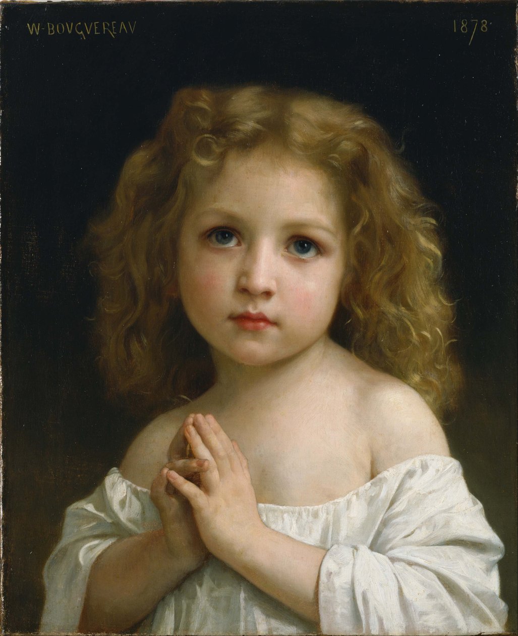 Kislány, 1878 alkotó: William Adolphe Bouguereau