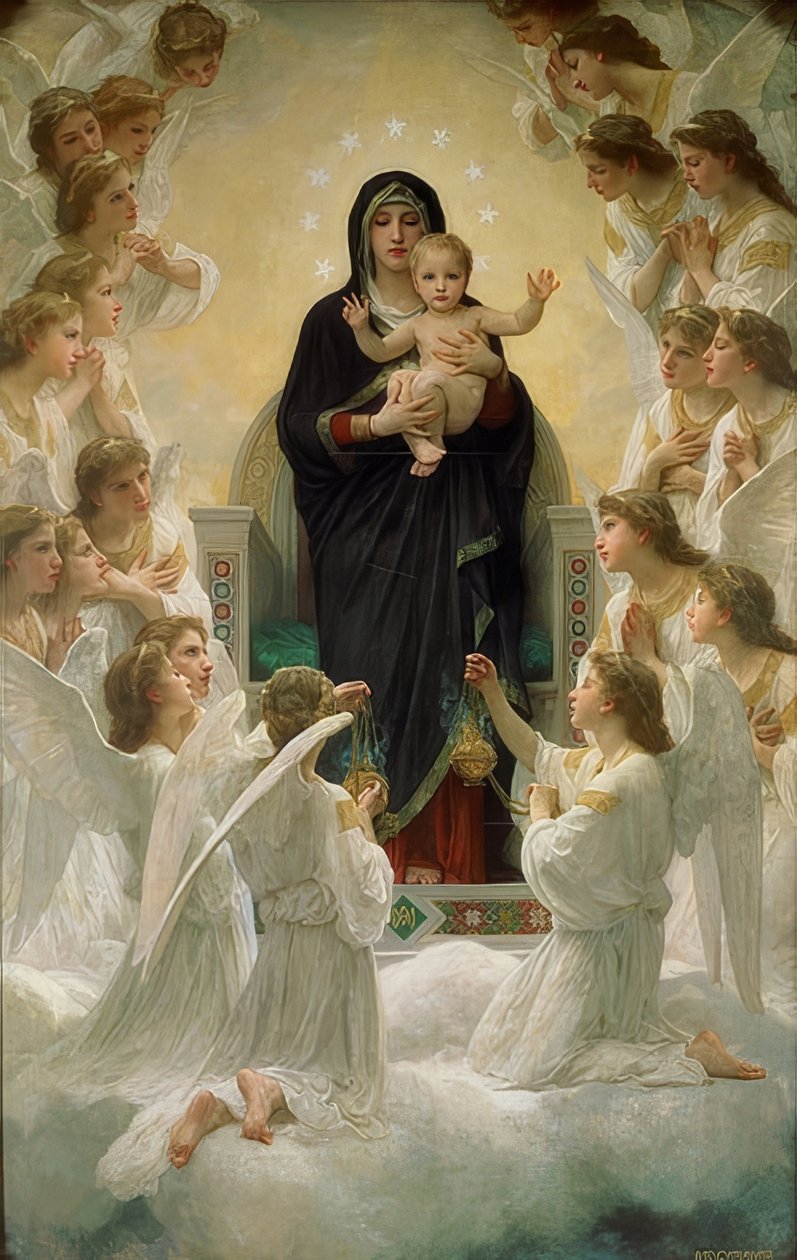 Regina Angelorum. 1900 alkotó: William Adolphe Bouguereau