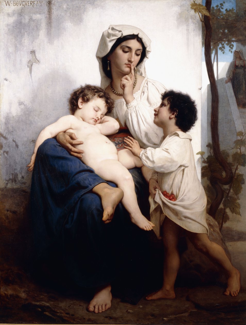 Alvás, 1864 alkotó: William Adolphe Bouguereau
