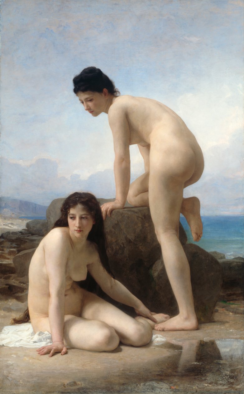 A fürdőzők alkotó: William Adolphe Bouguereau