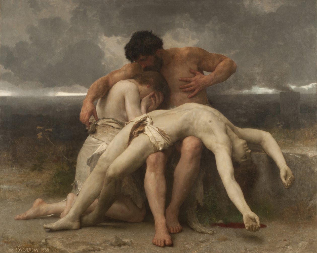 Az első párbaj, 1888. alkotó: William Adolphe Bouguereau