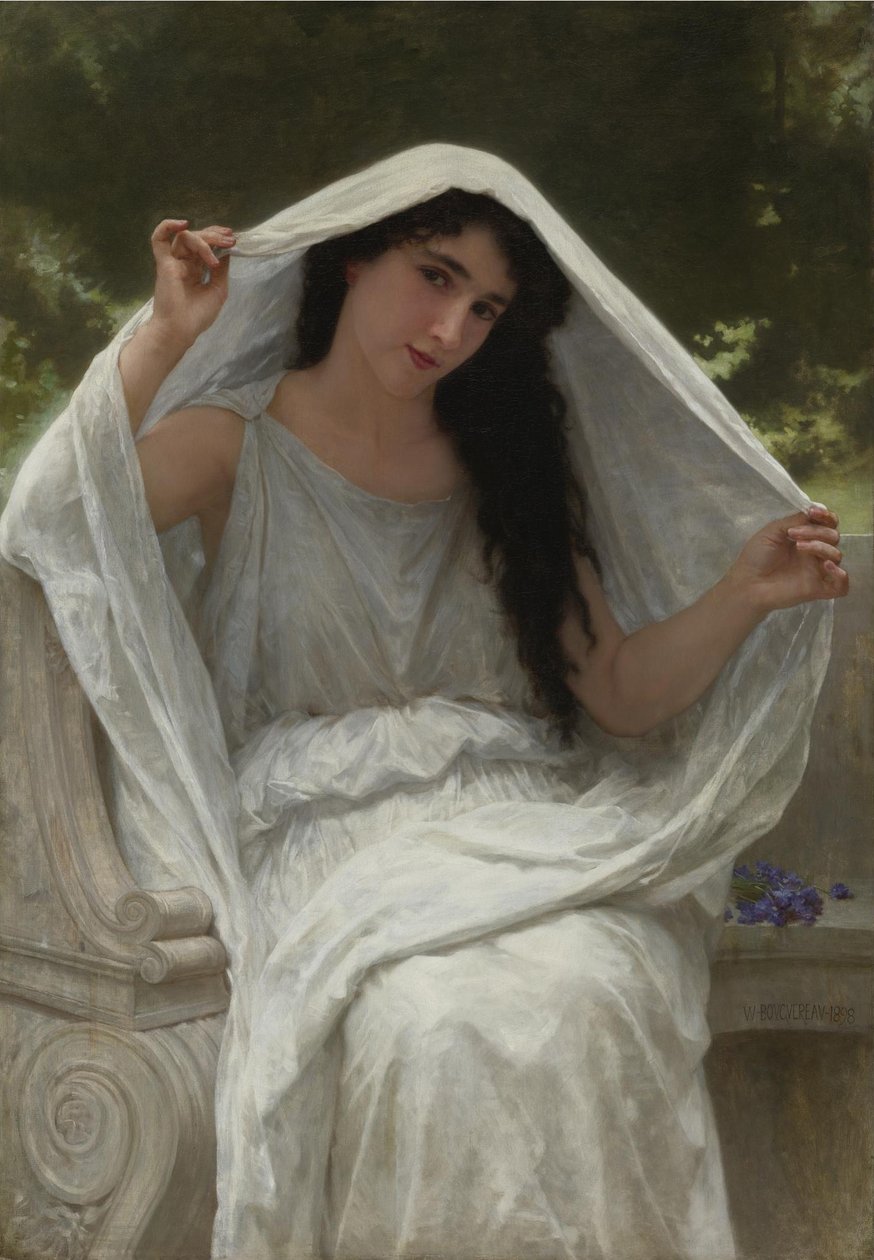 Fátyol alkotó: William Adolphe Bouguereau