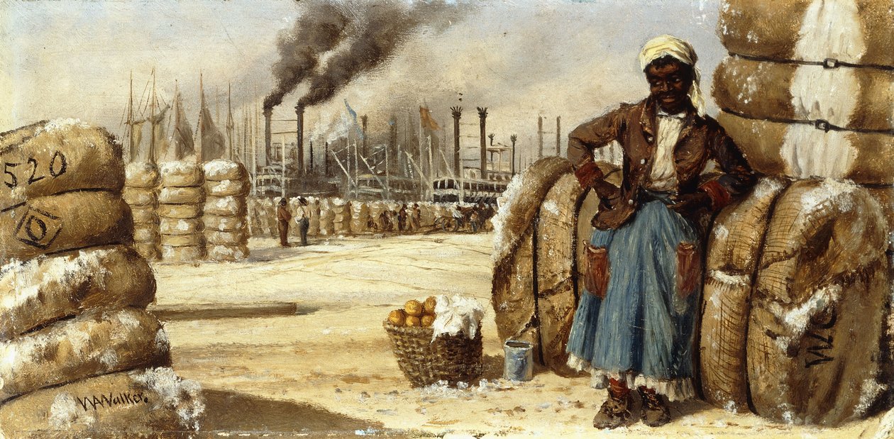 A töltésnél, alkotó: William Aiken Walker
