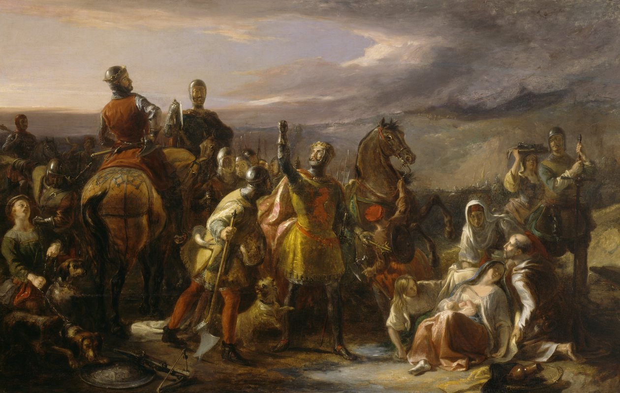 Heroism and Humanity, c.1840 (oil on canvas) alkotó: William Allan