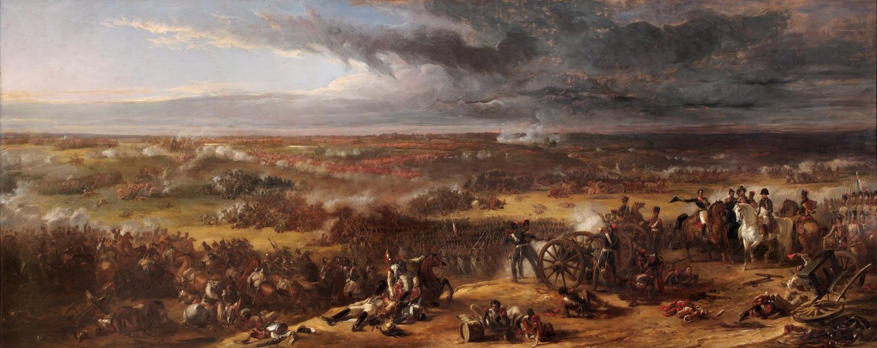 Waterloo-i csata (olaj, vászon) alkotó: William Allan