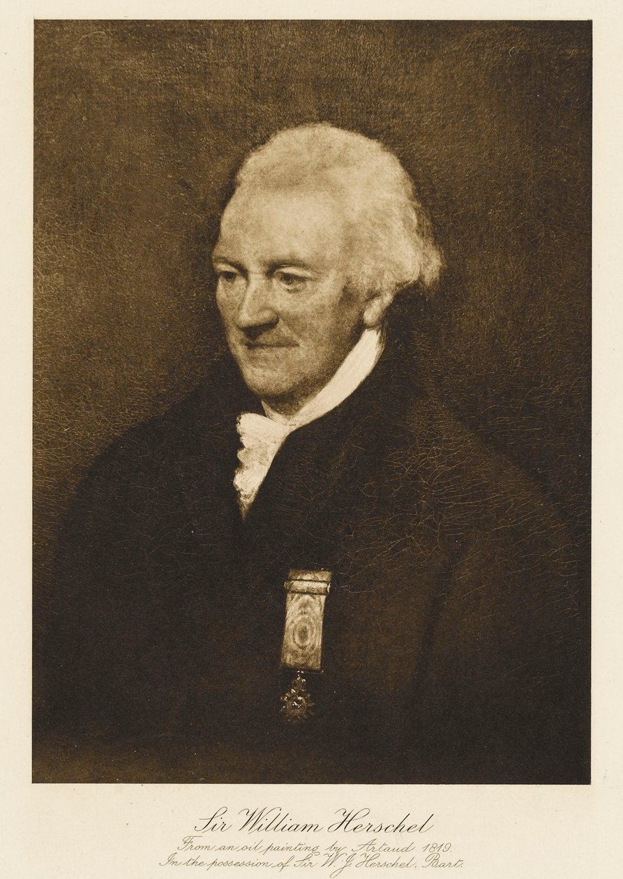 Sir William Herschel (1738-1822) (nyomtatás) alkotó: William Artaud