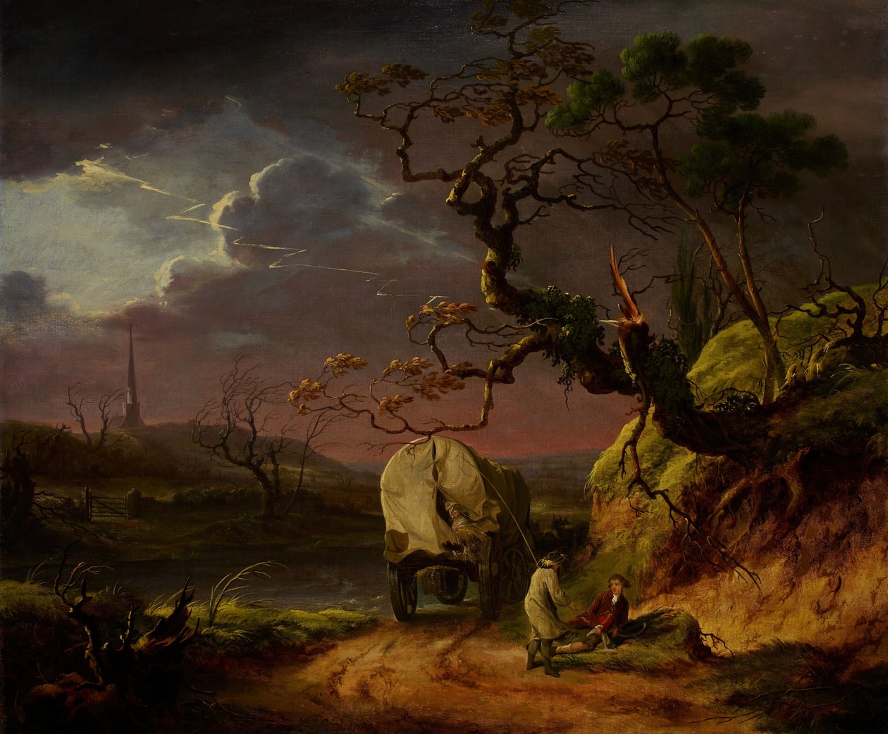 A zivatar, 1780. alkotó: William Ashford
