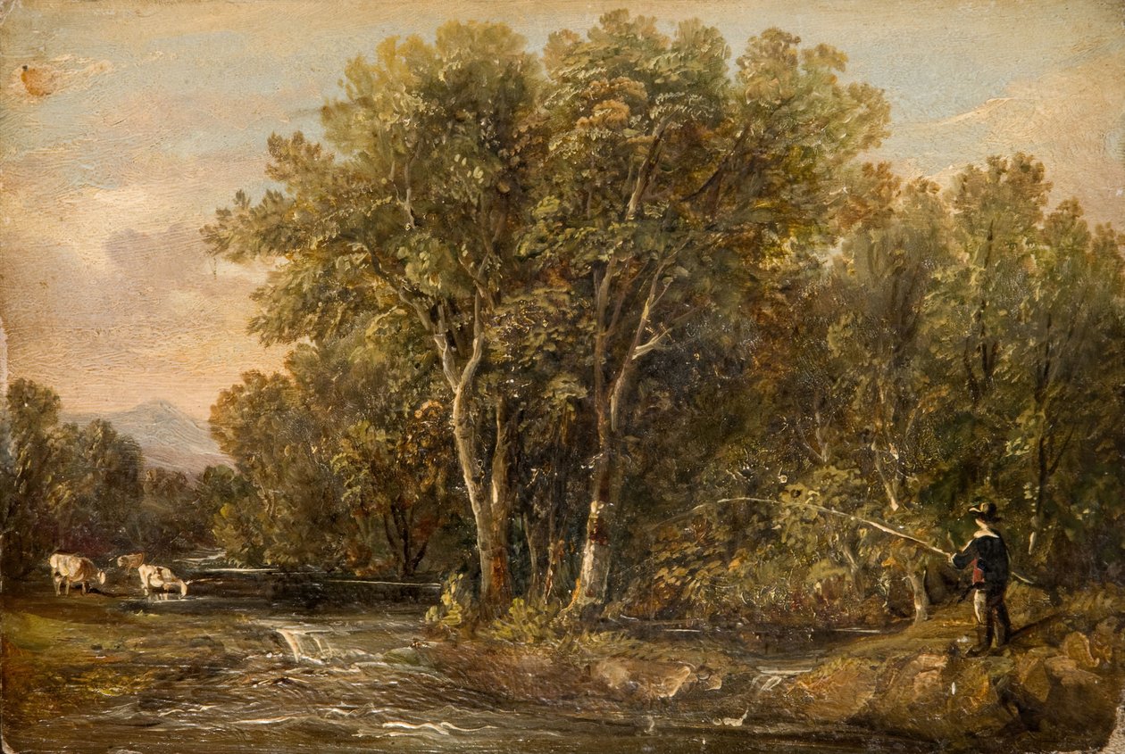 Erdős táj, 1851. alkotó: William Bath