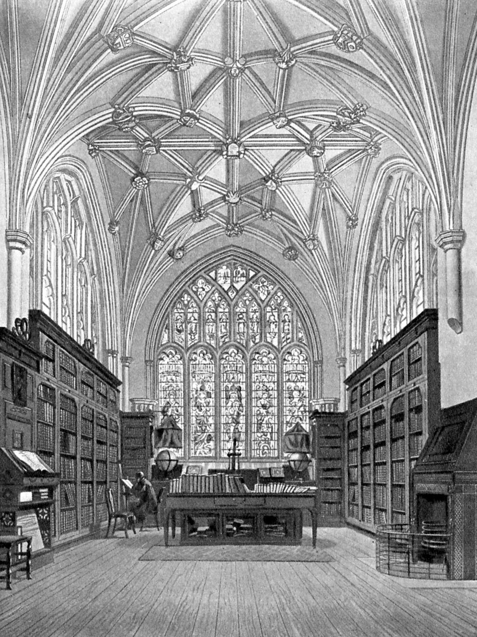 A Winchester College könyvtára alkotó: William Bennett