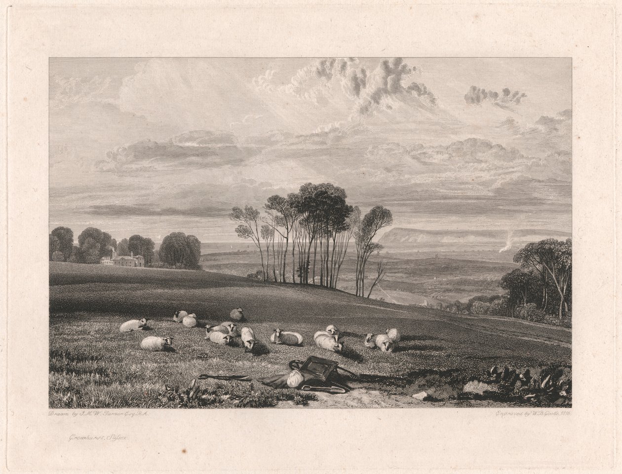 Crowhurst, Sussex alkotó: William Bernard Cooke