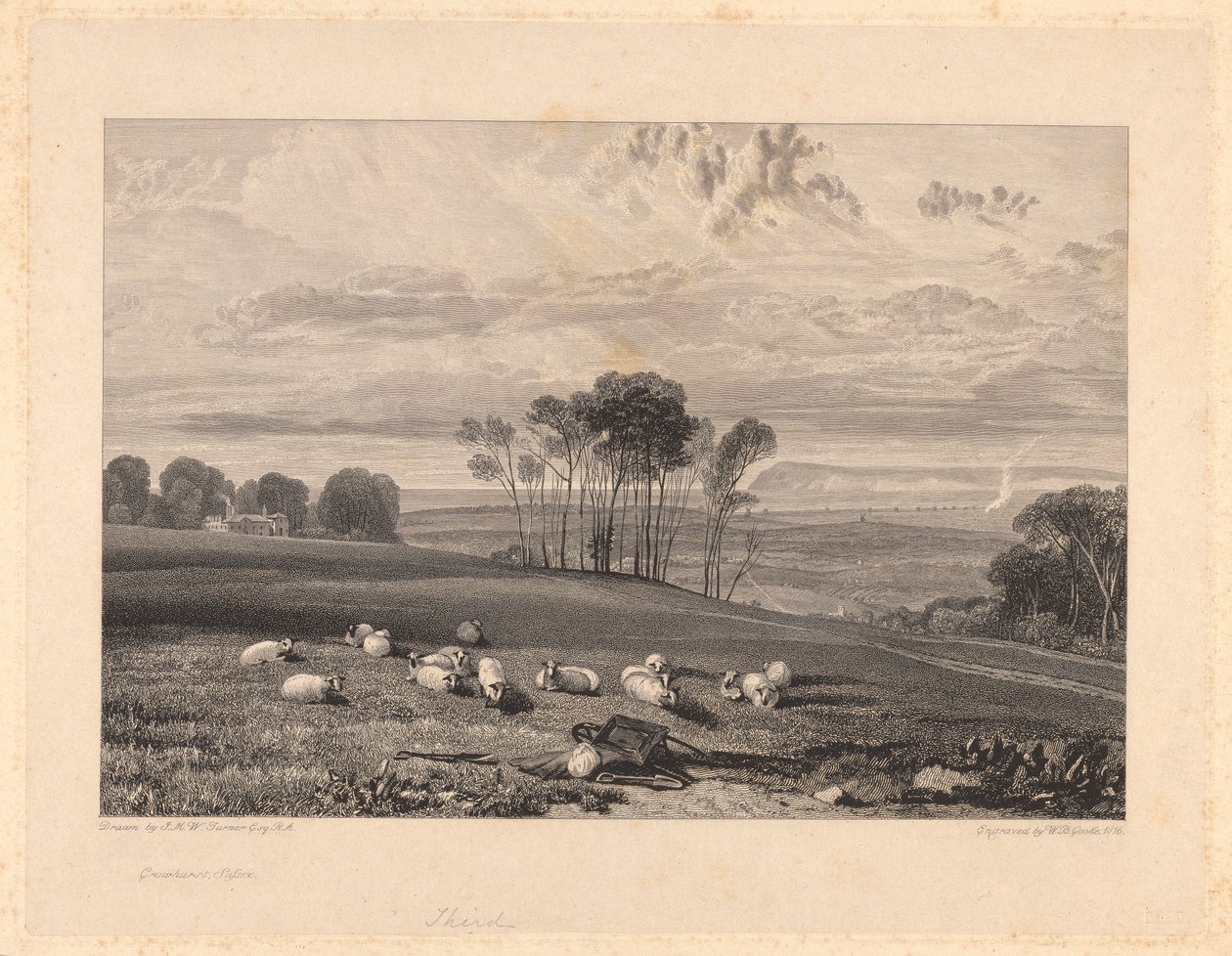 Crowhurst, Sussex alkotó: William Bernard Cooke