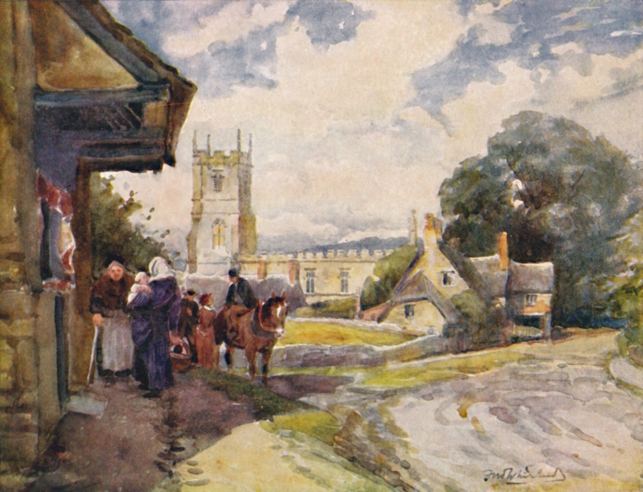 Long Compton, c1900 alkotó: William Biscombe Gardner