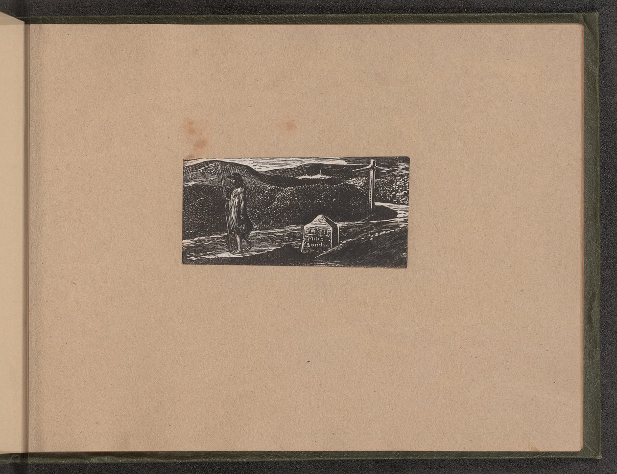 Colinet utazása, 1821. alkotó: William Blake