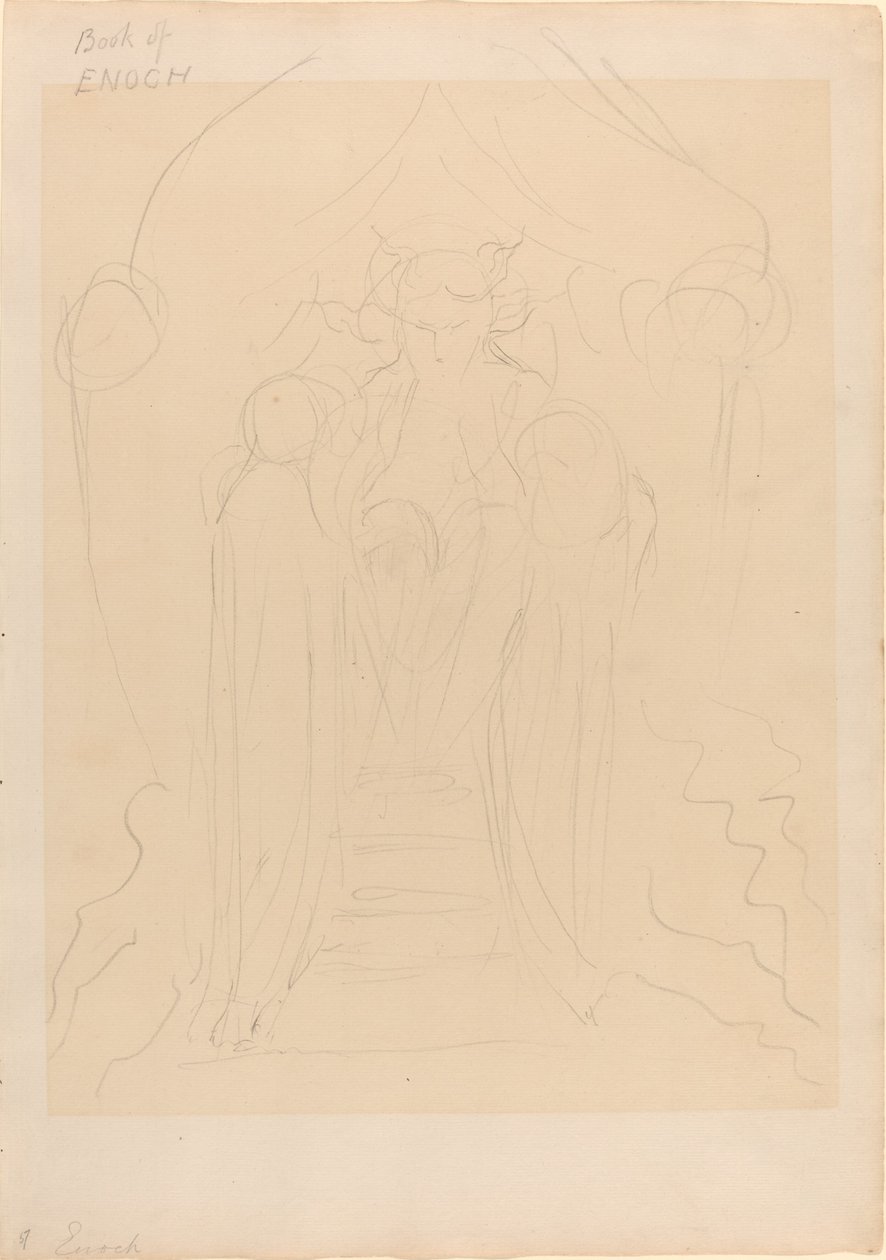 Énok a Nagy Dicsőség előtt alkotó: William Blake