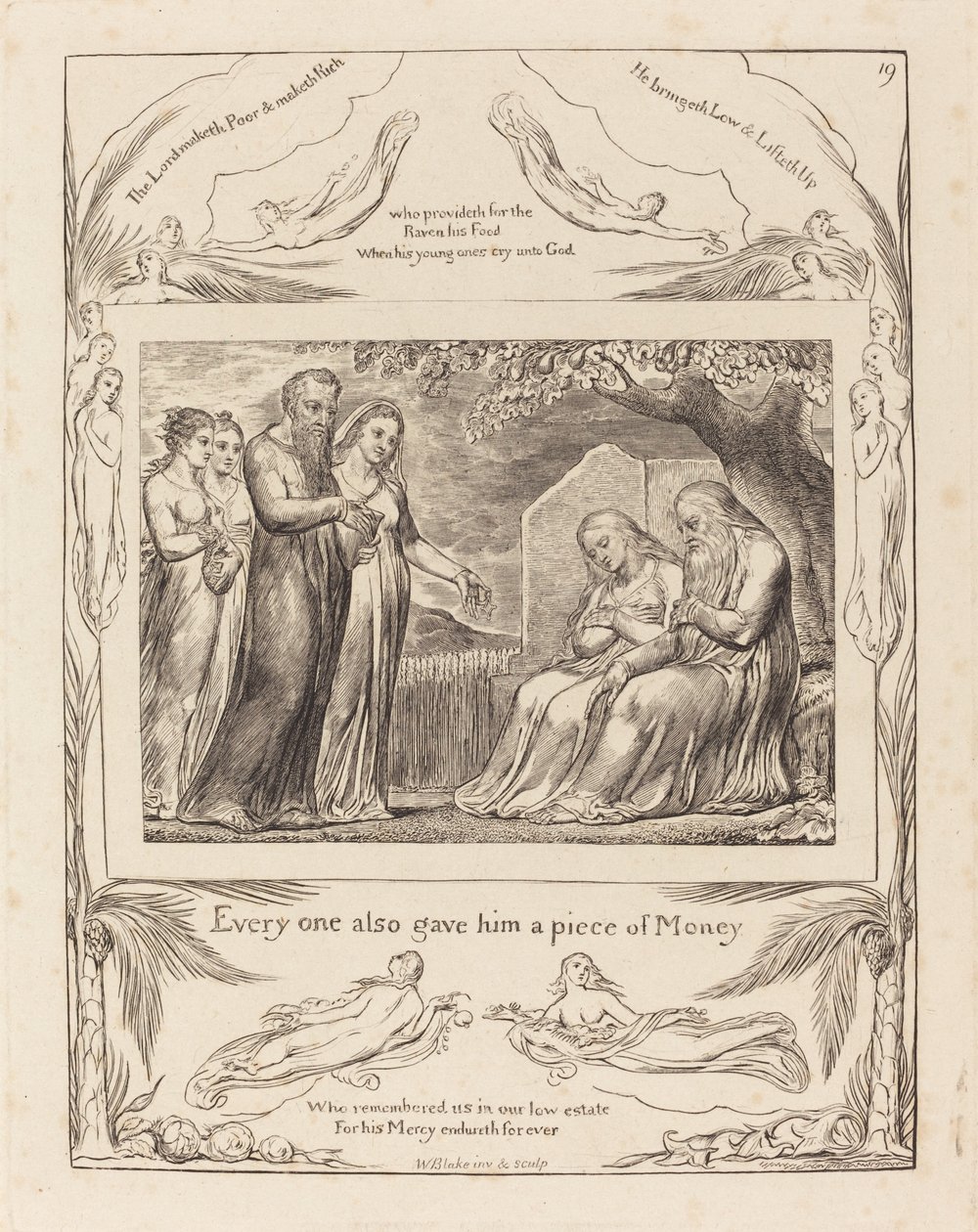 Jótékonysági állás elfogadása alkotó: William Blake