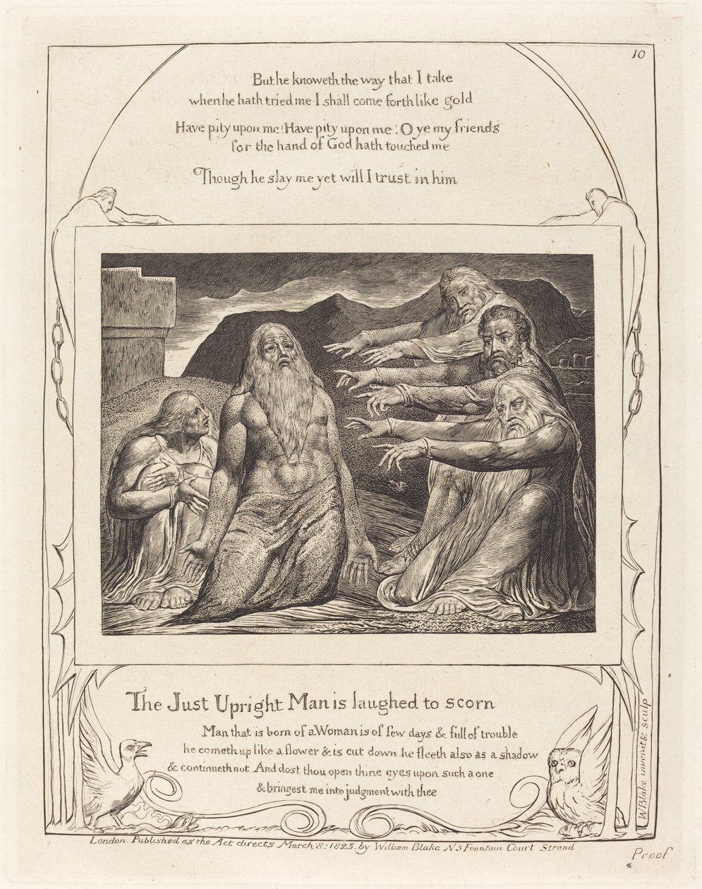 Jóbot megdorgálták a barátai alkotó: William Blake