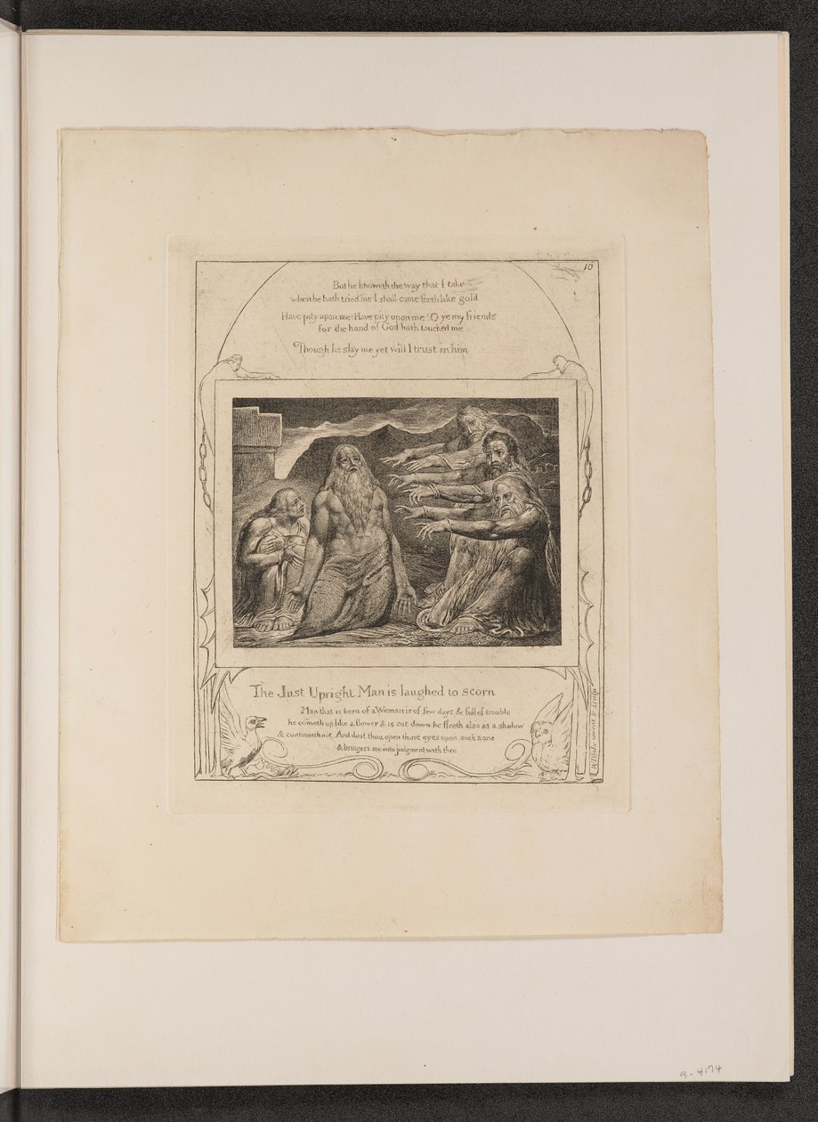 Jóbot megdorgálták a barátai alkotó: William Blake