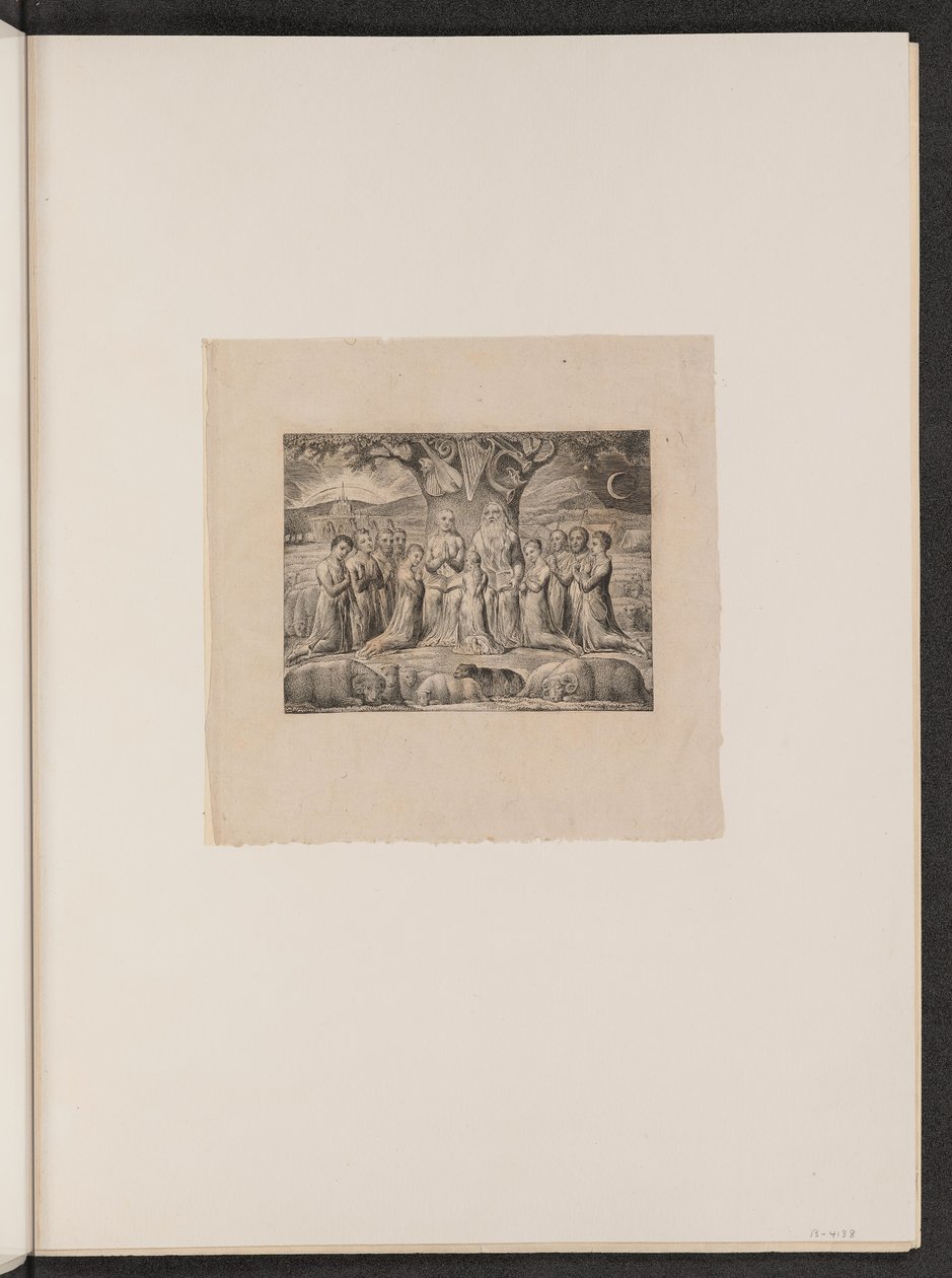 Jób és családja alkotó: William Blake