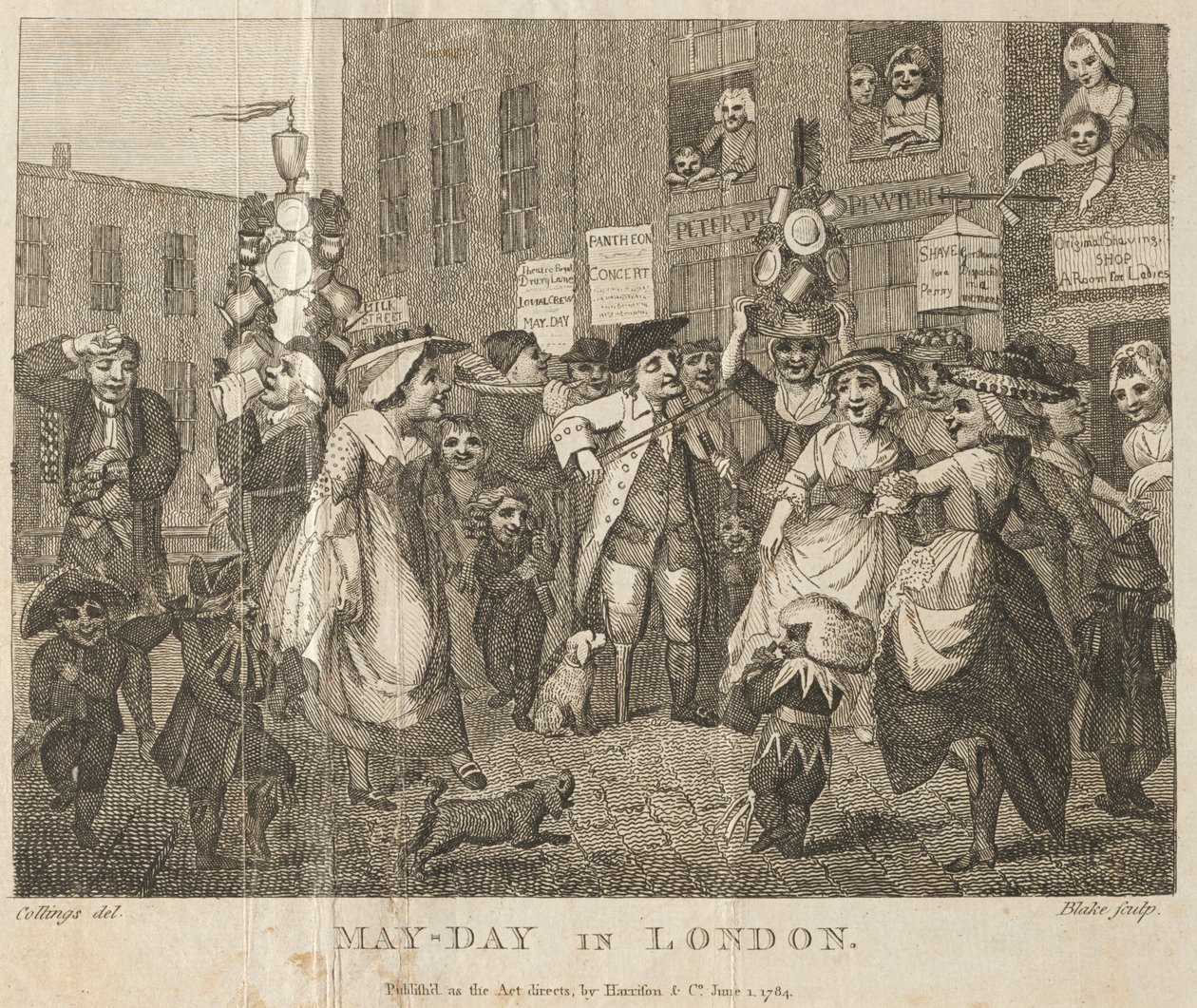 május elseje Londonban alkotó: William Blake