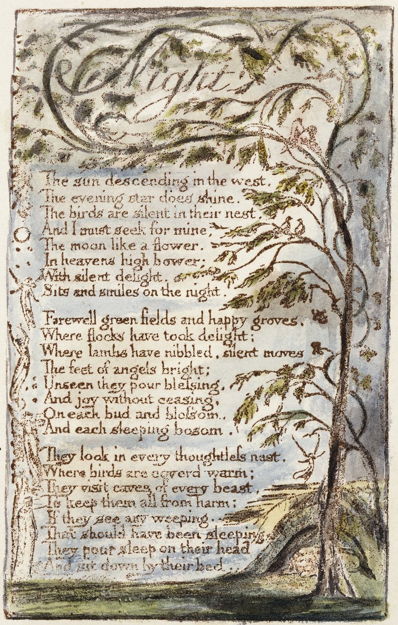 Éjszaka, 1789 alkotó: William Blake