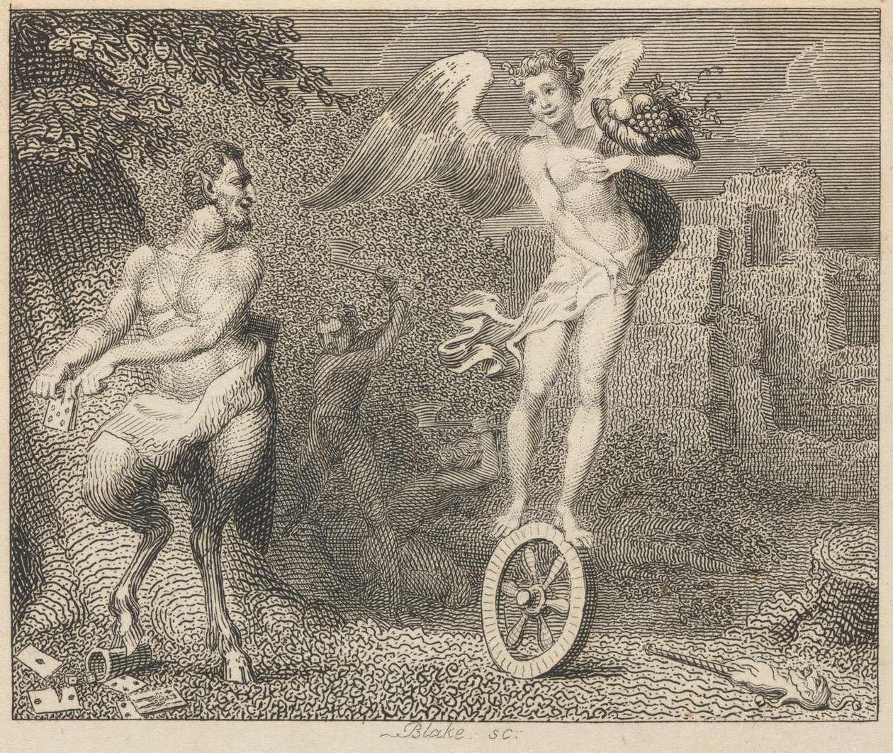 Pan és szerencse alkotó: William Blake