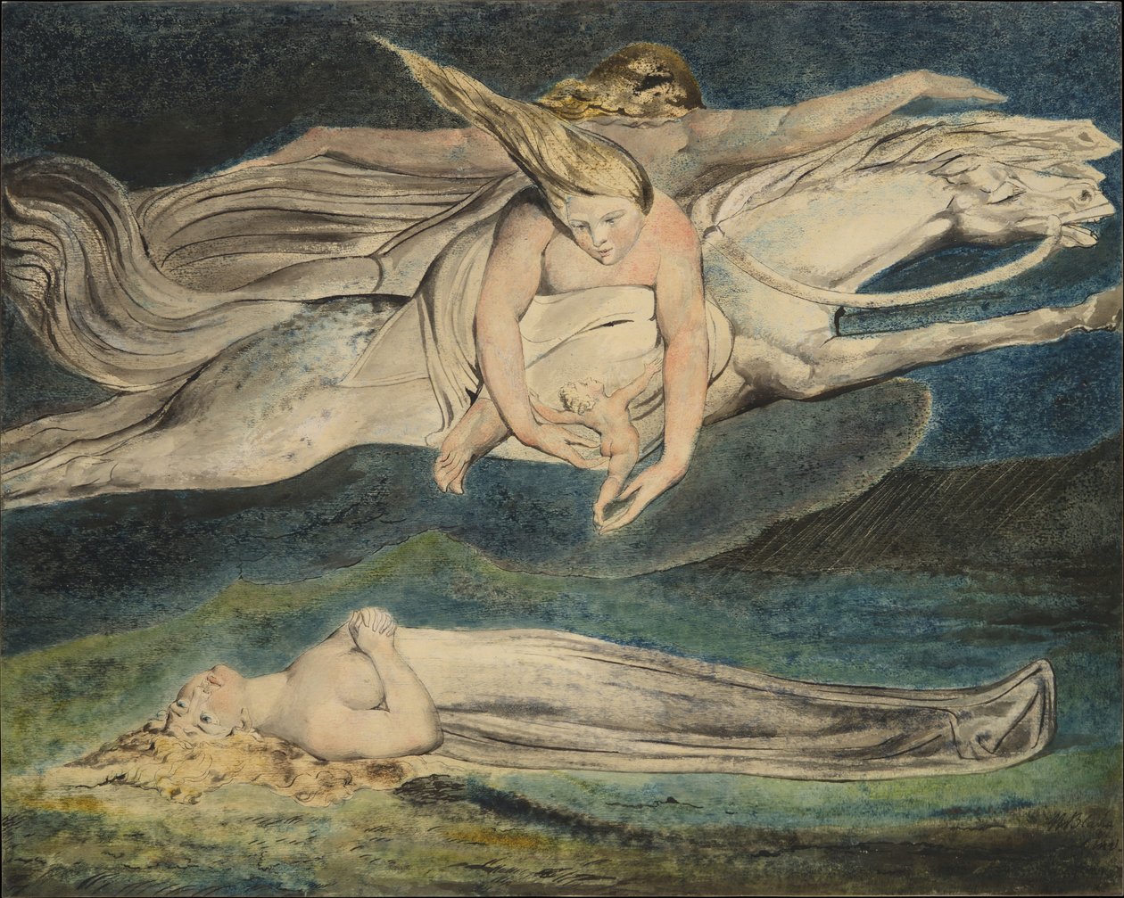 Kár, kb. 1795. alkotó: William Blake