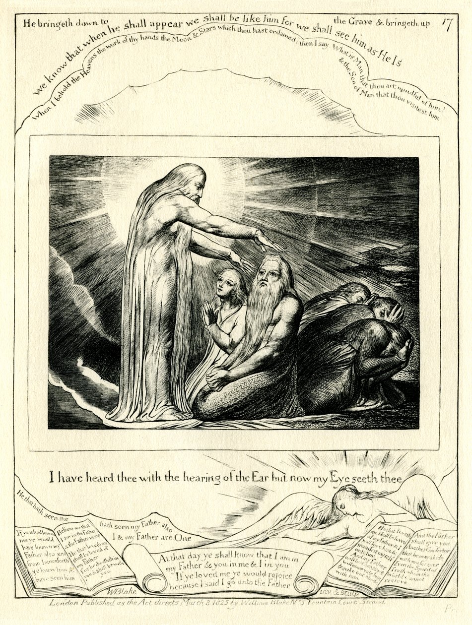 Jób könyve 42:5 alkotó: William Blake