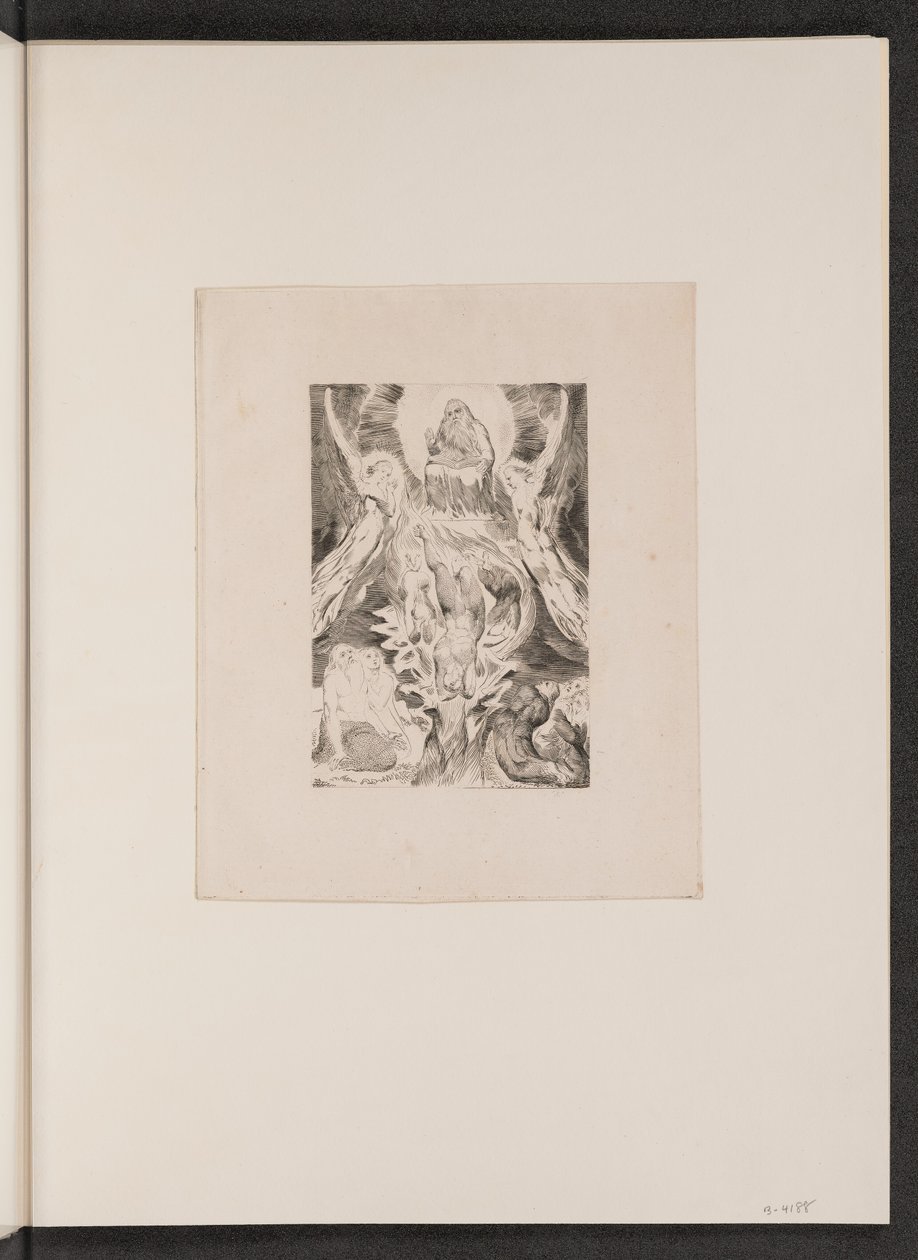A Sátán bukása alkotó: William Blake