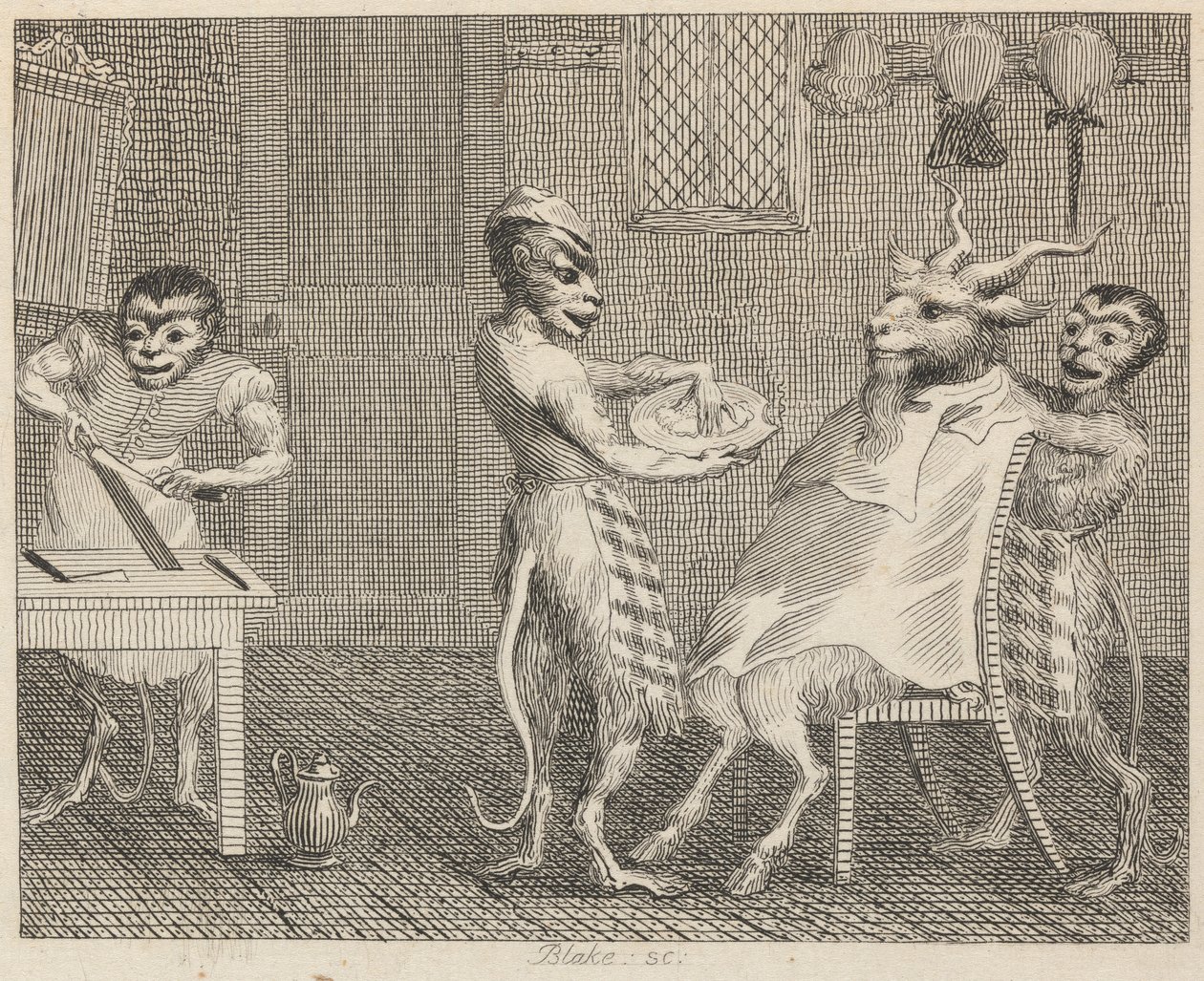 A szakáll nélküli kecske alkotó: William Blake
