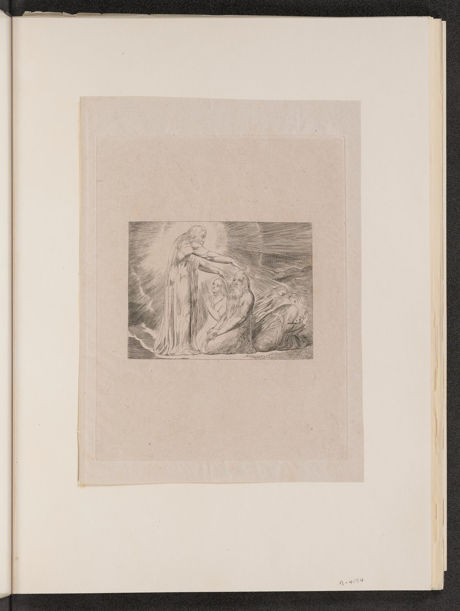 Krisztus látomása, 1825. alkotó: William Blake