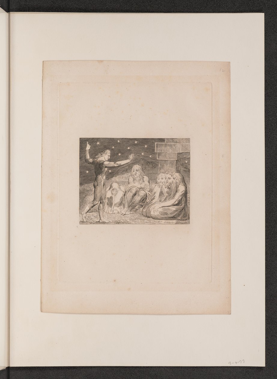 Elihu haragja alkotó: William Blake