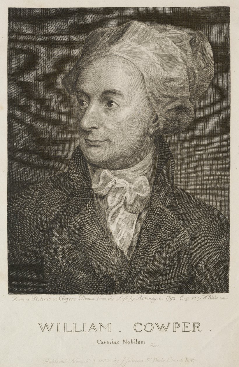 William Cowper, 1802. alkotó: William Blake