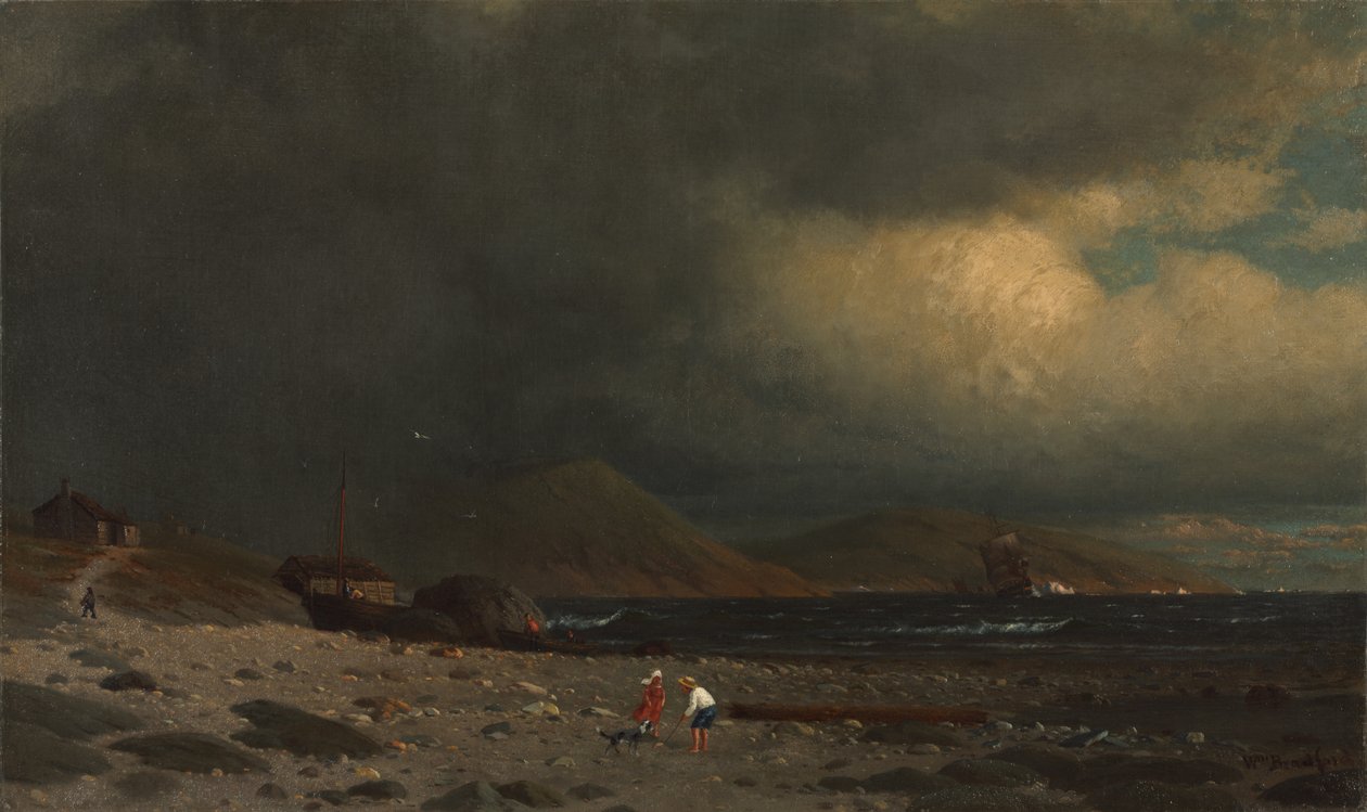 Labrador-part, kb. 1860. alkotó: William Bradford