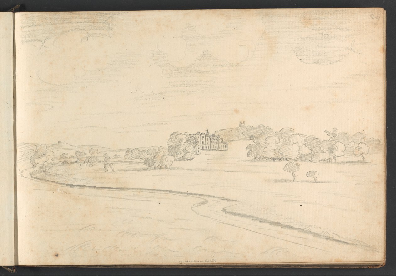 Powderham kastély alkotó: William Brockedon