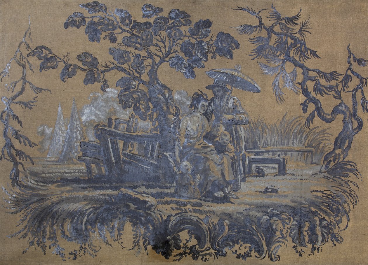 Chinoiserie (olaj, vászon) alkotó: William Bruce Ellis Ranken